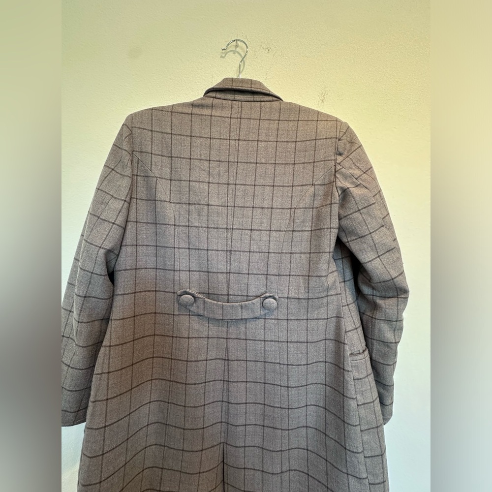 Warm Checked Fall And Winter Lined Jacket / Blazer - image 3